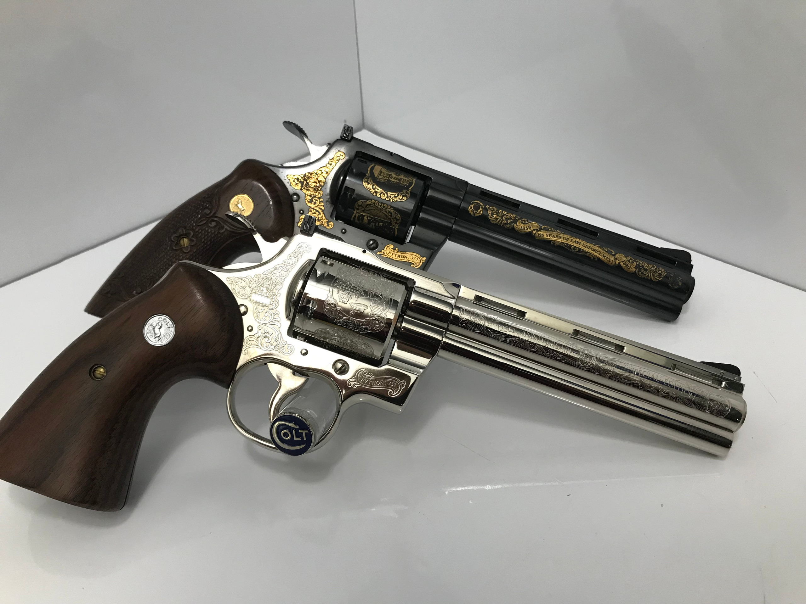 Pair of Colt Pythons 125 Years Special Edition