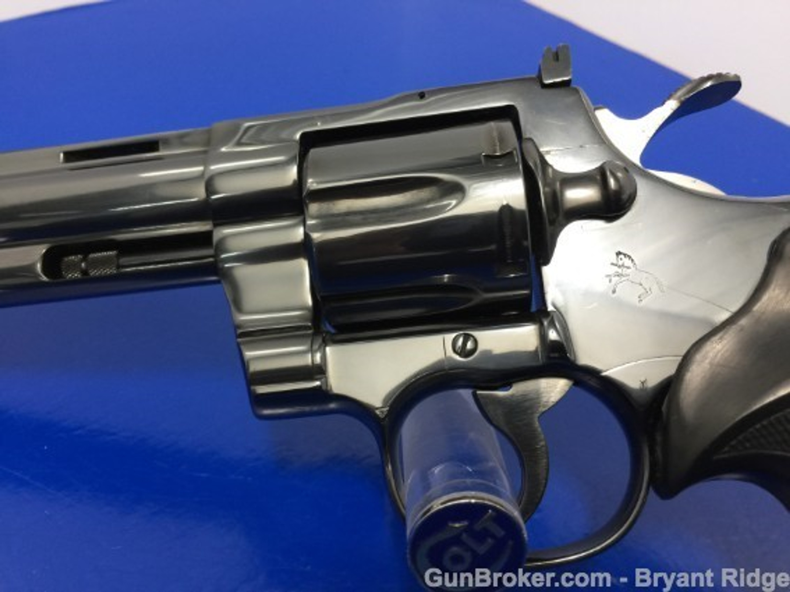 1981 Colt Python ROYAL BLUE finish 8in - Bryant Ridge