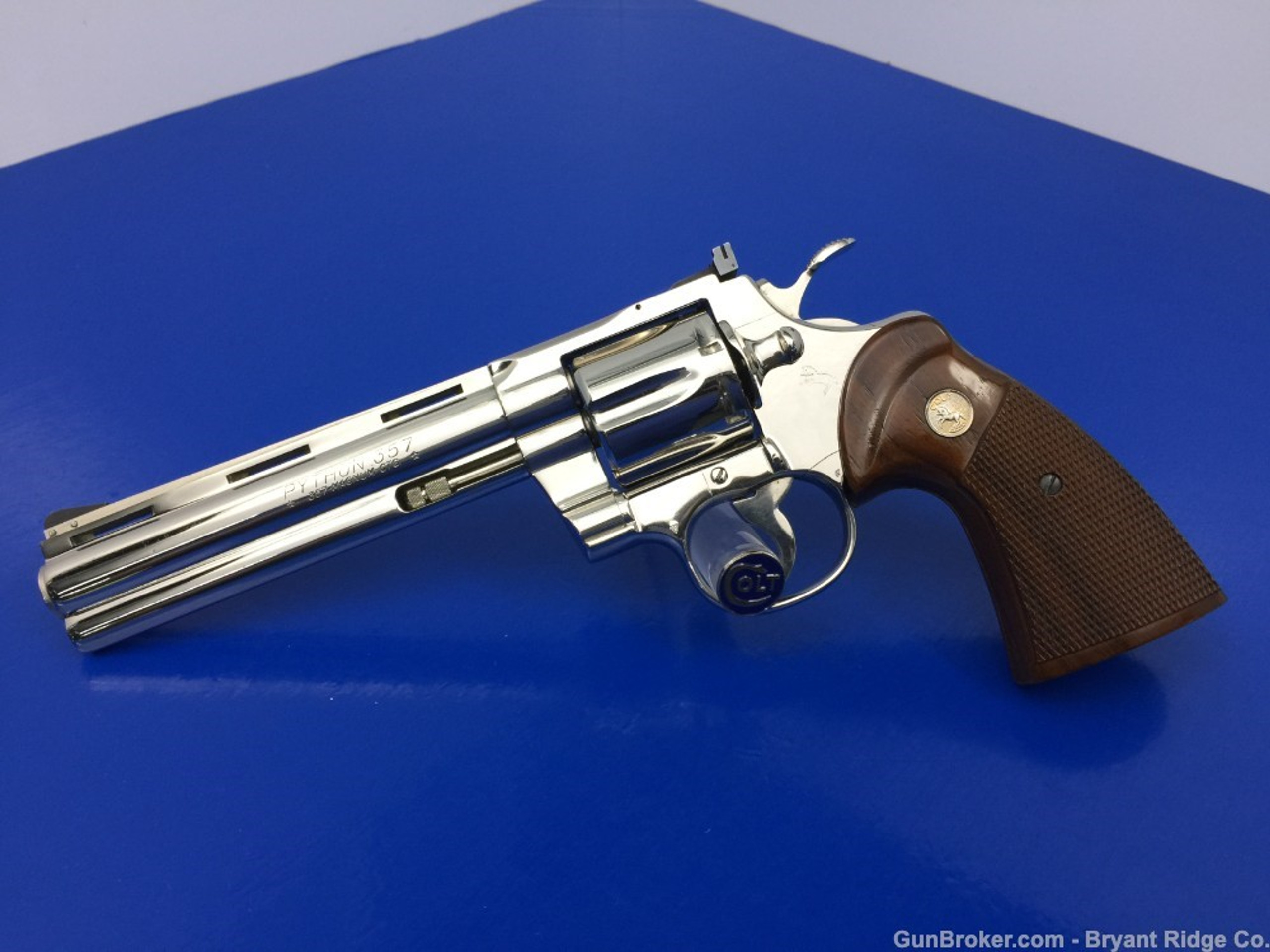 1980 Colt Python *STUNNING ORIGINAL NICKEL FINISH* - Bryant Ridge