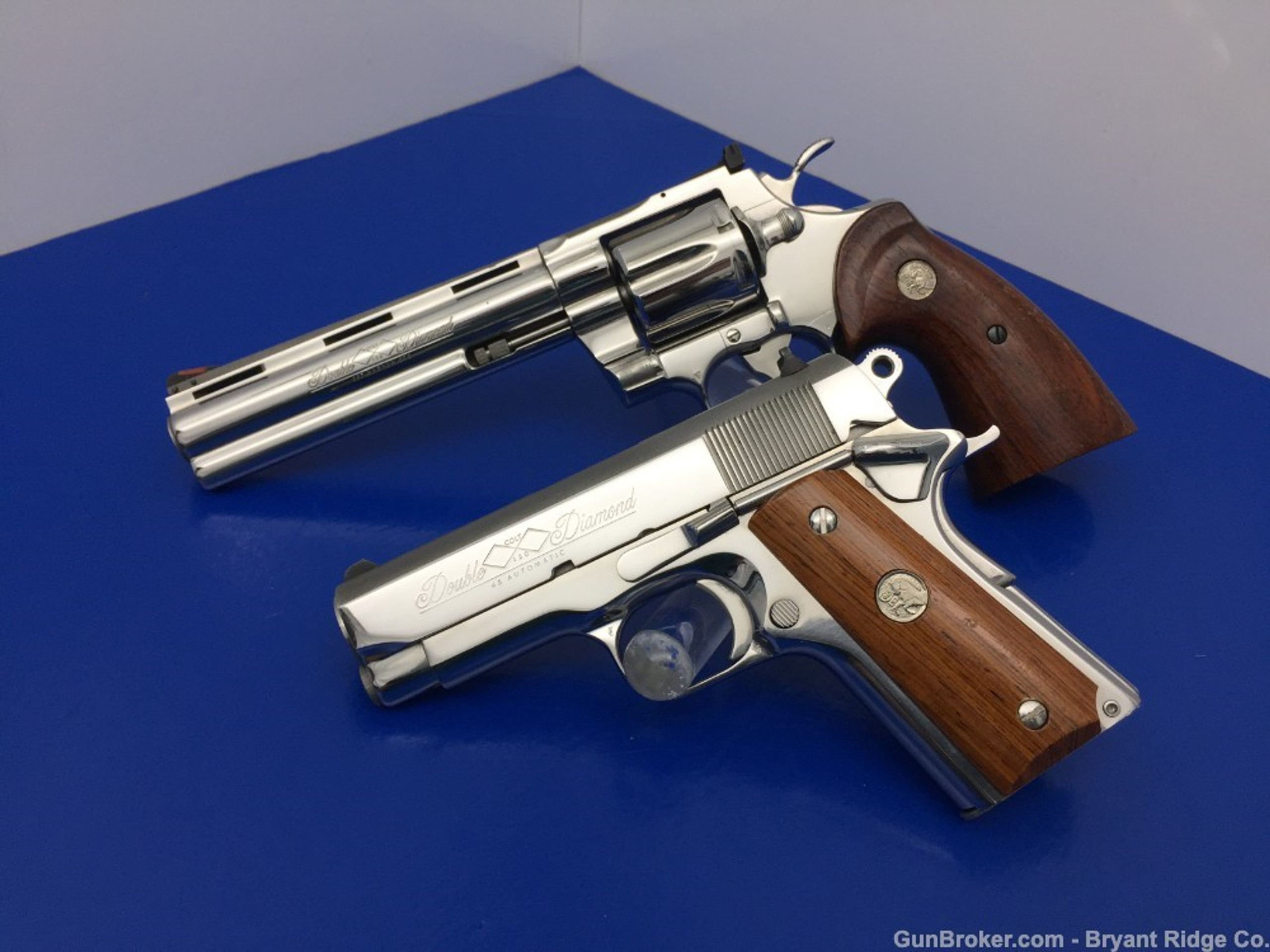 1986 Colt Double Diamond Python & Officer ACP Set *150th COMMEMORATIVE ...