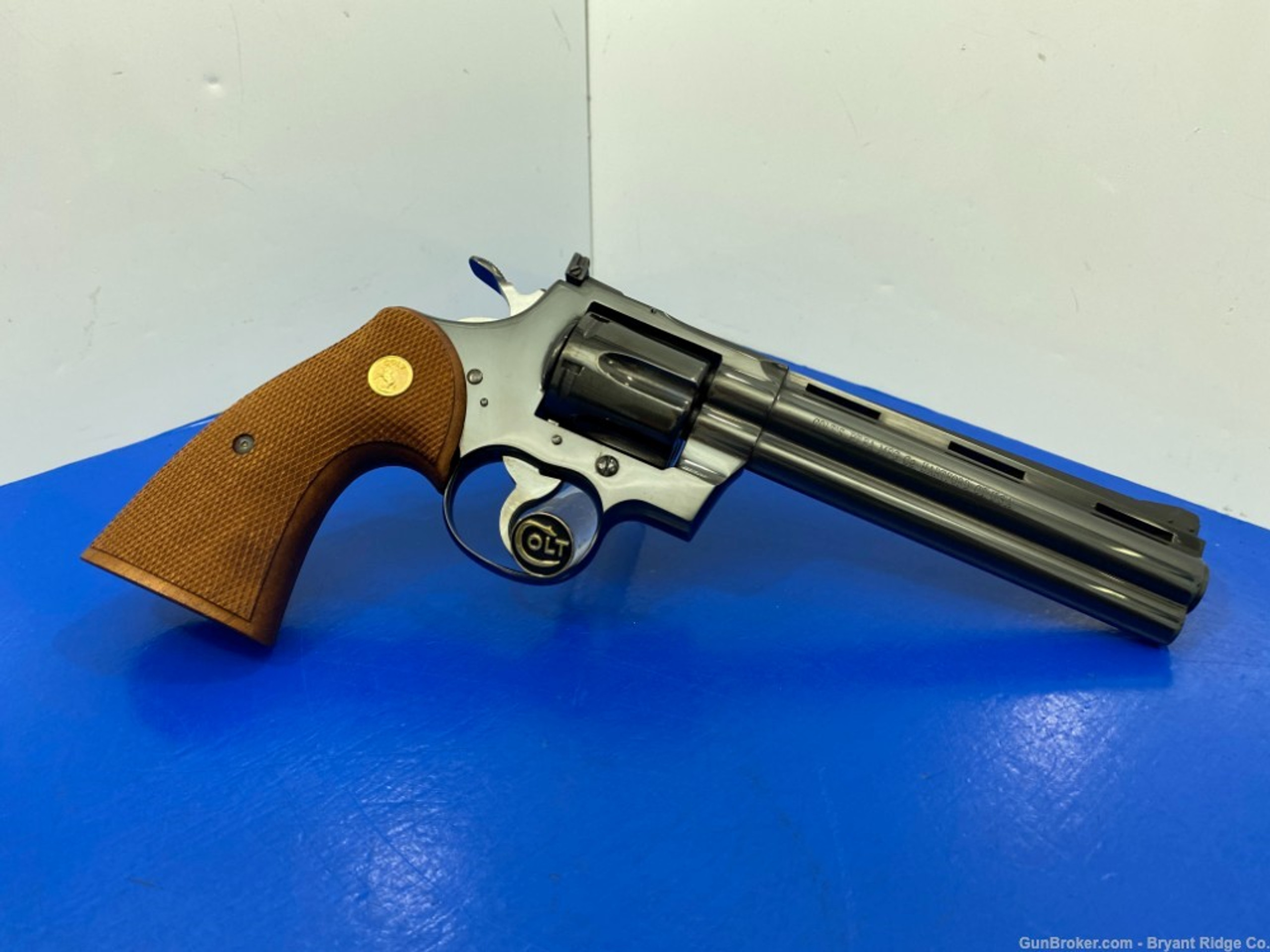 *SOLD* 1958 Colt Python .357 Mag Blue 6