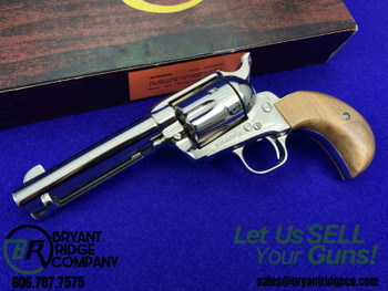 Colt Single Action Army 45Colt Nickel *RARE BIRDSHEAD CUSTOM SHOP