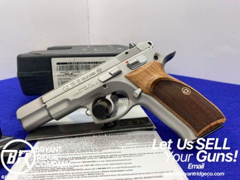 CZ 75 B 9mm Stainless 4.5" *MUST-HAVE COMPLETE CZECH TARGET PISTOL PACKAGE*