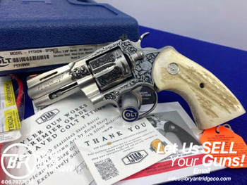 Colt Python 3" .357 Mag *LIPSEY'S/TYLER GUN WORKS PREMIER GRADE ENGRAVED*