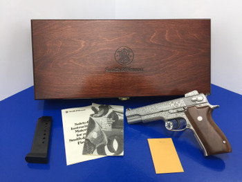 Smith & Wesson Model 4506 Engraved STS 5" .45ACP 