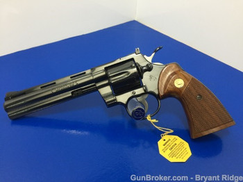 1982 Colt Python ROYAL BLUE 6in