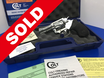 Colt DS-II SUPER RARE 3in Barrel 1 Year Production BRIGHT STAINLESS