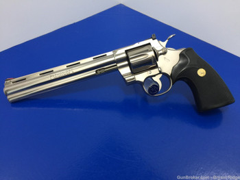 1981 Colt Python E-Nickel 8in