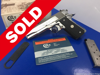 1994 Colt Government FACTORY ULTIMATE BRIGHT STAINLESS
