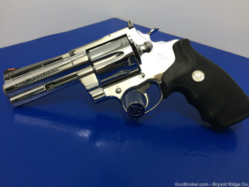 1992 Colt Anaconda 4in BRIGHT STAINLESS .44 