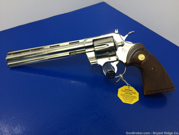 1980 Colt Python SCARCE 8" Nickel