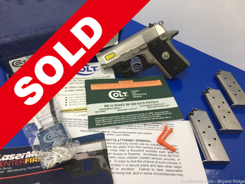 2013 Colt Mustang TALO LIMITED EDITION Super Rare LASER MODEL Mint Unfired