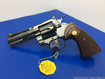 1982 Colt Python ROYAL BLUE 4" Rare MAGNAPORTED