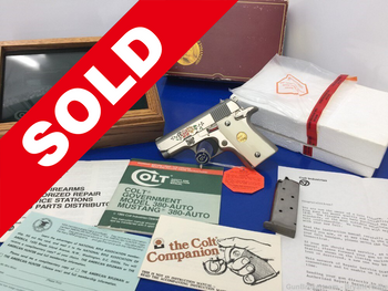 1990 Colt Ceramic Mustang -Master Engraving- Special Edition*1 of 100*