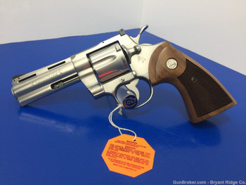 1984 Colt Python .357Mag 4" STAINLESS Finish