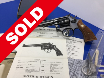 1974 Smith Wesson Model 48 .22MRF 8 3/8" Blue K-22 MRF Masterpiece