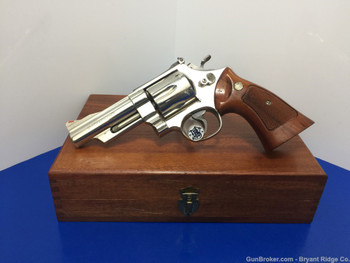 Smith & Wesson 29 ULTRA RARE 4" MIRRORED NICKEL 44mag