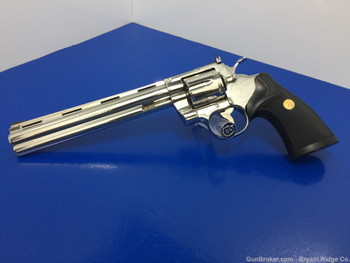 1980 Colt Python Target NICKEL 8" .38 Special *1 of ONLY 251