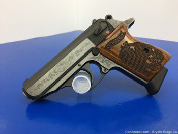 Walther PPK Bright Blue *ABSOLUTELY STUNNING FACTORY ENGRAVED MODEL