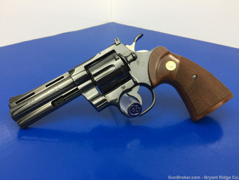 1976 Colt Python .357Mag 4" *STUNNING COLT ROYAL BLUE FINISH*