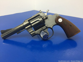 1966 Colt Trooper 4" .38SPL Colt Royal Blue