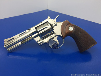 1963 Colt Python .357Mag 4" Nickel Finish