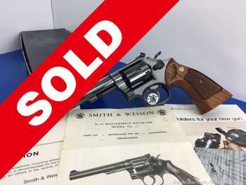 1977 Smith and Wesson Model 17-3 K-22 Masterpiece .22LR