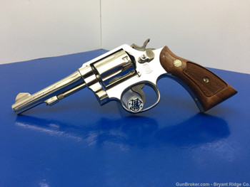 1977 Smith Wesson 12-2 Airweight 4" *SCARCE NICKEL FINISH*
