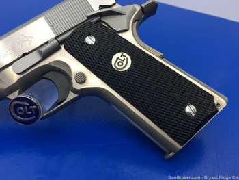 1990 Colt Custom Carry Commander .45acp E-Nickel Finish *RARE ONE OF 500*