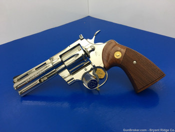 1979 Colt Python 4" Rare NICKEL finish