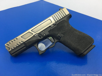 2017 Glock G19 Gen 4 9mm 4.016" *BATTLEWORN RELIEF CUT FINISH*
