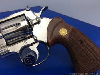1978 Colt Python 6" .357Mag *ABSOLUTELY GORGEOUS NICKEL FINISH* 