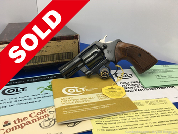 1981 Colt Detective Special *CONSUMER UNFIRED - NEW OLD STOCK* 
