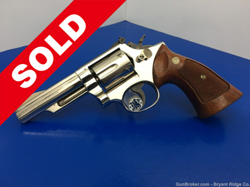 1972 Smith and Wesson Model 19-3 4" Nickel Finish .357Mag