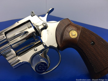 1979 Colt Python 4" Nickel .357Mag *INCREDIBLE SNAKE SERIES REVOLVER*