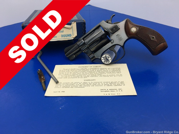 Smith and Wesson 36 No Dash .38spl 2" *ULTRA RARE EARLY FLAT LATCH MODEL*