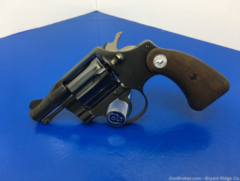 1969 Colt Detective Special .38 SPL Blue 2" *EARLY GENERATION MODEL*