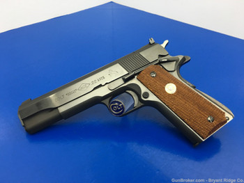 1984 Colt Service Model Ace 5" Royal Blue *COLT FACTORY ARCHIVES LETTER*