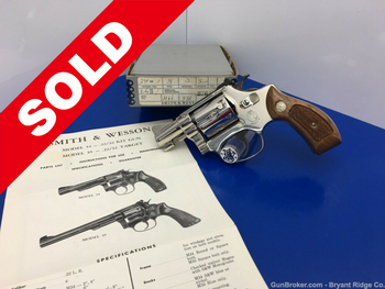 Smith & Wesson 34-1 .22LR *ULTRA RARE 2" NICKEL MODEL* Stunning Kit Gun