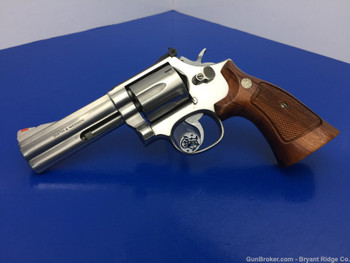 1981 Smith & Wesson 686 Stainless 4" .357mag *GORGEOUS EARLY NO DASH MODEL*