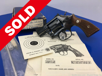 1962 Smith Wesson 15-2 .38 S&W SPL Blue *ULTRA RARE 2" BARREL*