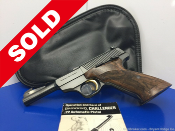 1969 Browning Challenger .22 LR Blue 4.5" *WONDERFUL BELGIAN MADE EXAMPLE*