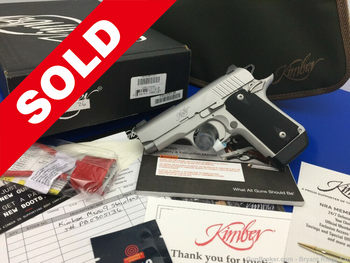 Kimber Micro 9 Stainless 9mm 3.1" *INCREDIBLE POCKET PISTOL*