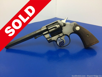 Colt Official Police .38spl Blue *INCREDIBLE POST-WAR MODEL* Simply Amazing