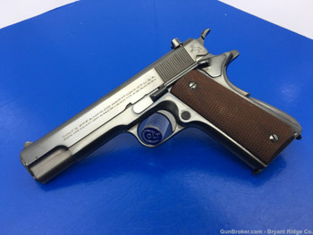 1938 Colt Ace 1911 .22 LR Blue *RARE PRE SERVICE MODEL* Museum Worthy Piece