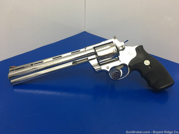 1995 Colt Anaconda 8" BREATHTAKING BRIGHT STAINLESS *STUNNING COLT SNAKE*