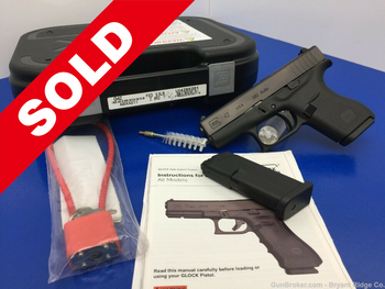 Glock G42 .380 ACP Black 3.25" *INCREDIBLE SLIMLINE SUBCOMPACT MODEL*