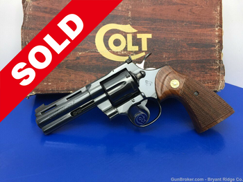 1979 Colt Python .357mag Royal Blue 4" *SIMPLY STUNNING* Gorgeous Revolver