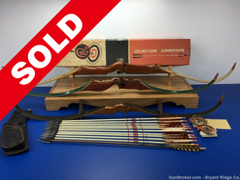 Colt Bow Lot - Huntsman, Targetsman Express *RARE 1960s RECURVE BOWS*