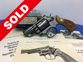 1982 Smith & Wesson Model 19 Blue 2.5" .357mag STUNNING .357 COMBAT MAGNUM